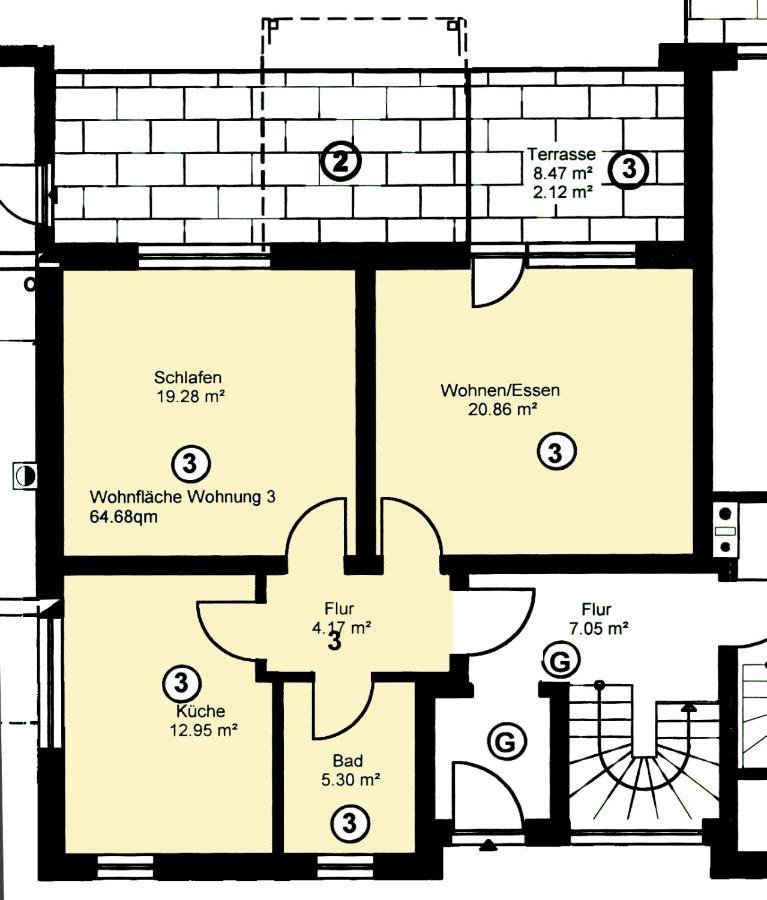 Ferienwohnung Mit Terrasse, Kostenloses Wlan, Parkplatz Bad Oeynhausen Exterior foto